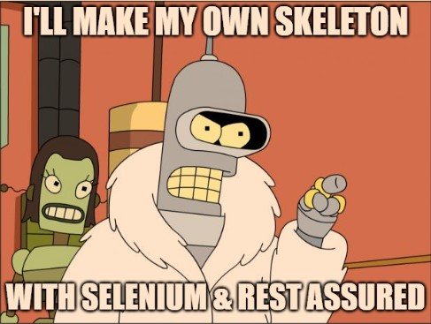 Bender has his own thoughts on Automation with Cucumber